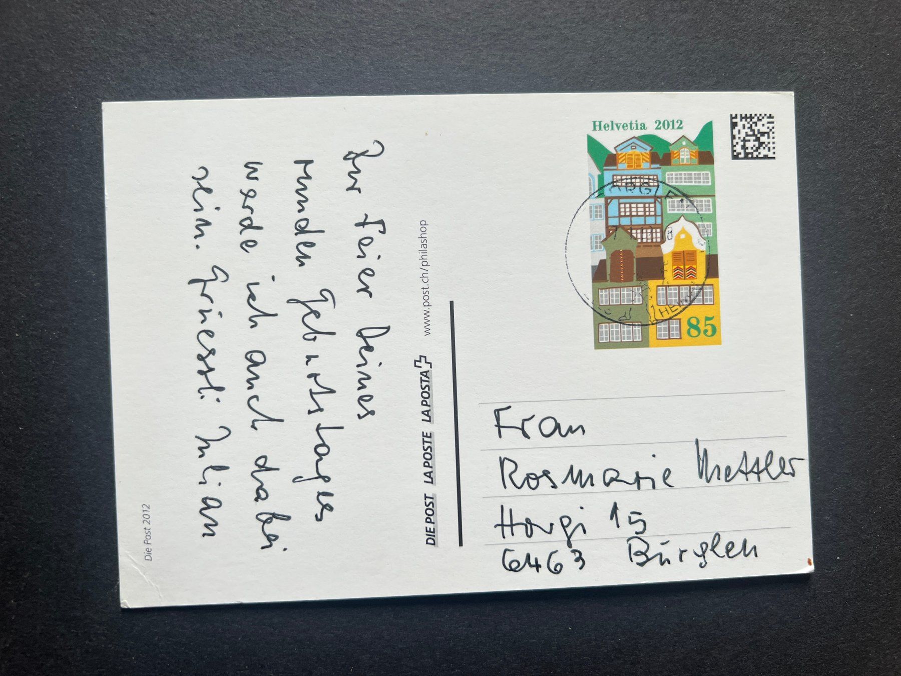 Tous les timbres: Ansichtskarte Retro Altstätten 2012   (M88) – D'occasion à Hinwil par Sidi4