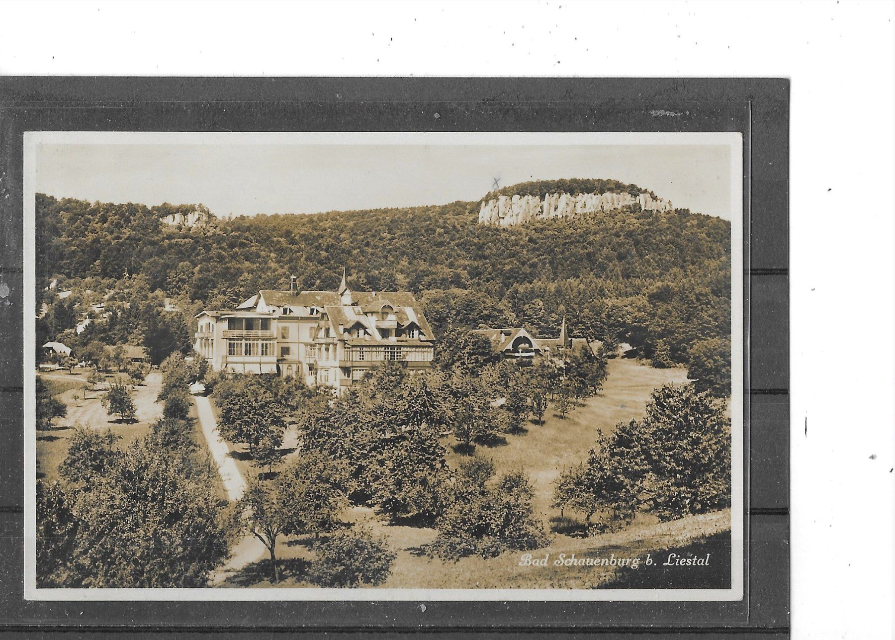 Ansichtskarten: BL Bad Schauenburg bei Liestal 1933 – Gebraucht aus Schocherswil von Wilare