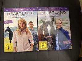 Heartland Staffel 8, Teil 1 und 2, je 3 DVDs, Top Zustand