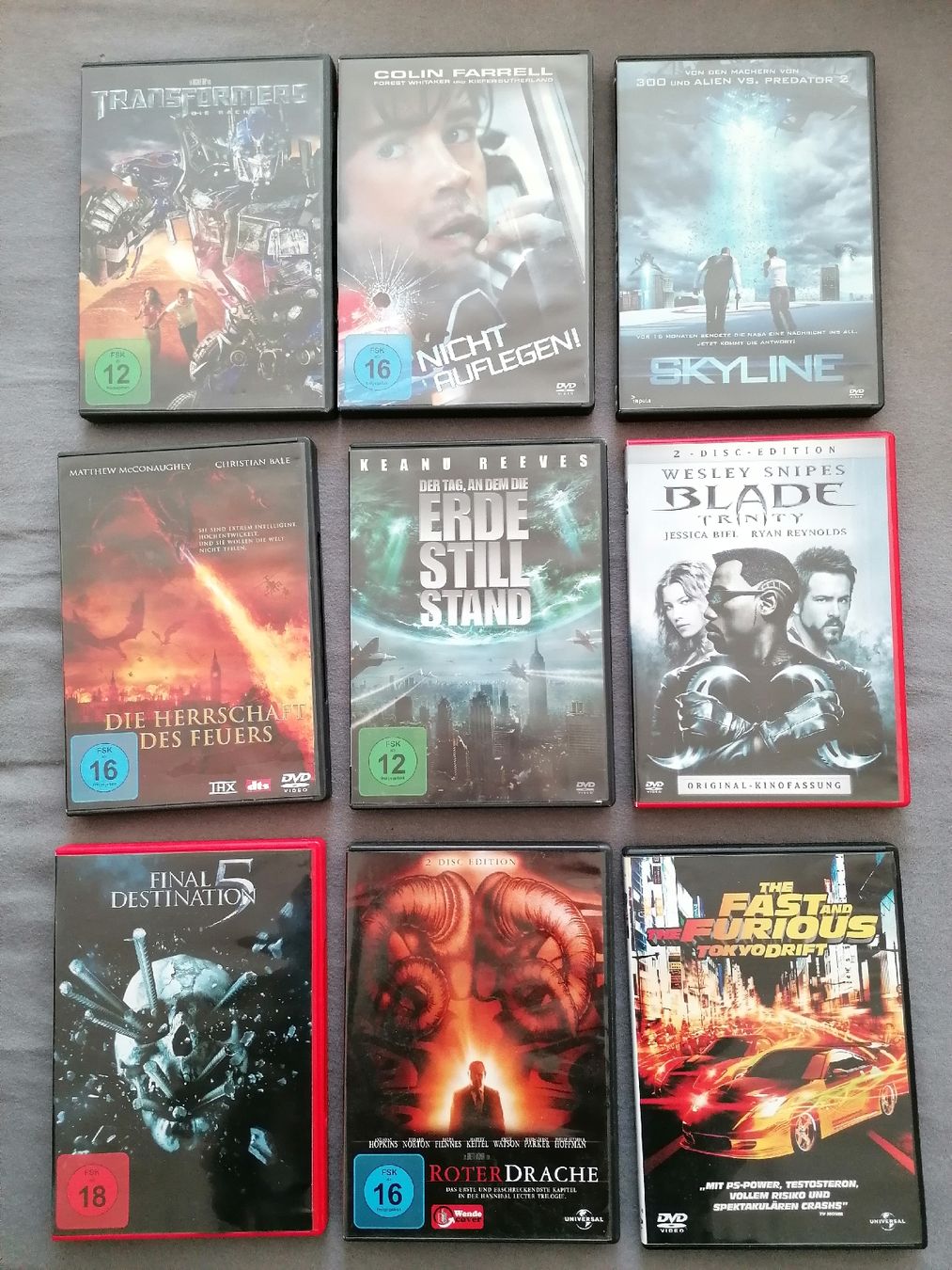 Tutti i DVDs: 9 Action DVD – Usato da Oberdiessbach venduto da Zwerg82