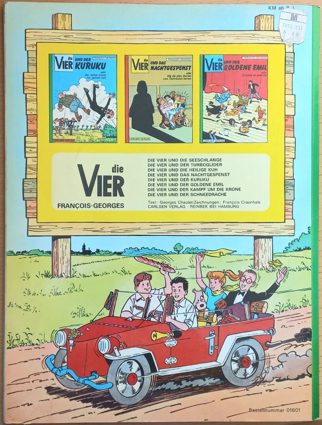 BD: Comic - die Vier - und die Seeschlange – D'occasion à Niederuzwil par lubimaja 4