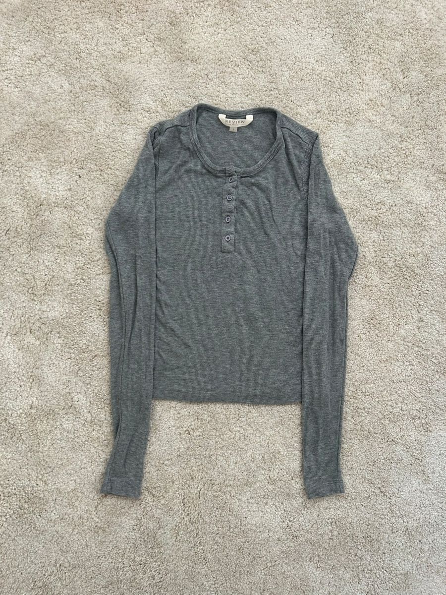 Top: cute review longsleeve top grey – Usato da Dietlikon venduto da leaaasells 1