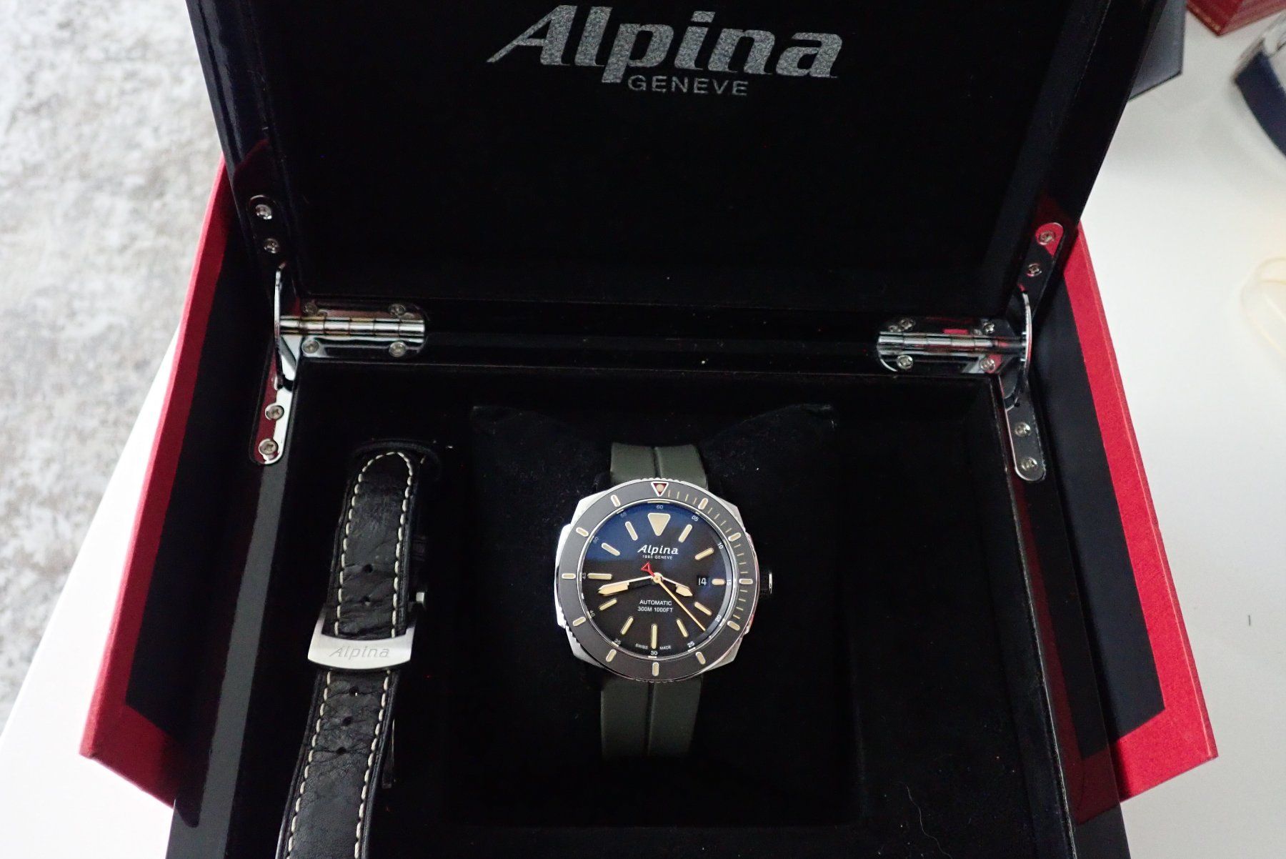 Alpina Orologi: ALPINA AUTOMATIC 500METER.(TAUCHERUHR) – Usato da Wohlen AG venduto da superwatchesteam 4