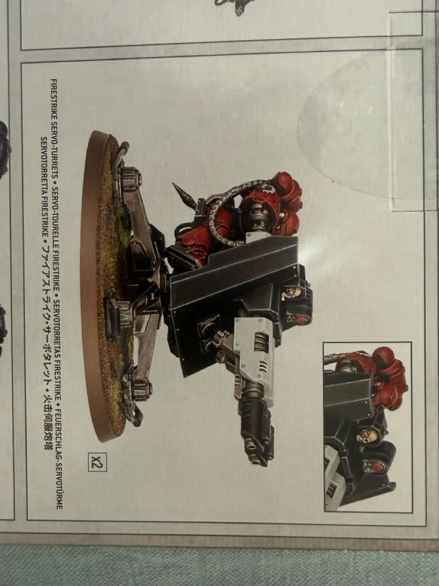 Modellbausätze & Standmodelle: 2 x Firestrike Servo-Turrets Warhammer 40K space marine – Neu und originalverpackt aus Zürich von fed_5zp9