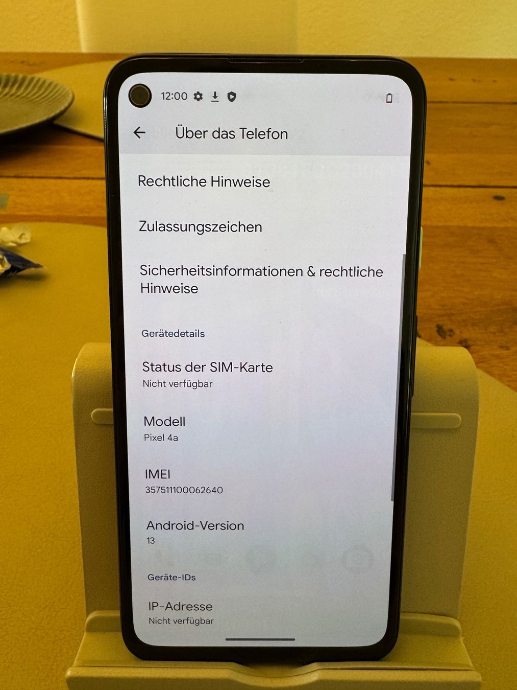 Google Telefoni cellulari / Smartphones: Google Pixel 4a  – Android 13 – Usato da Adliswil venduto da Busys 1