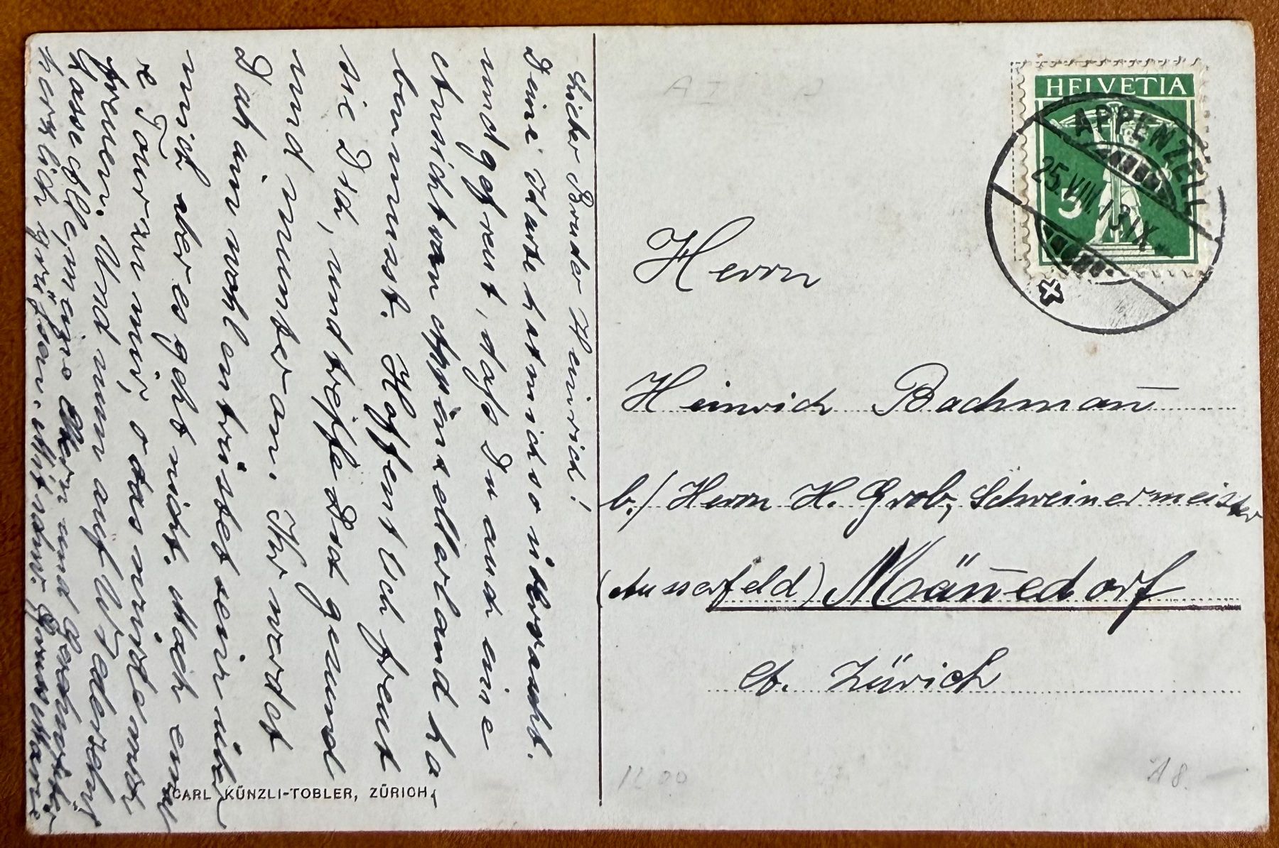 Cartoline postali: Gruss Appenzeller Bergen - Multivues 1913 – Usato da Lutry venduto da Ediego 1