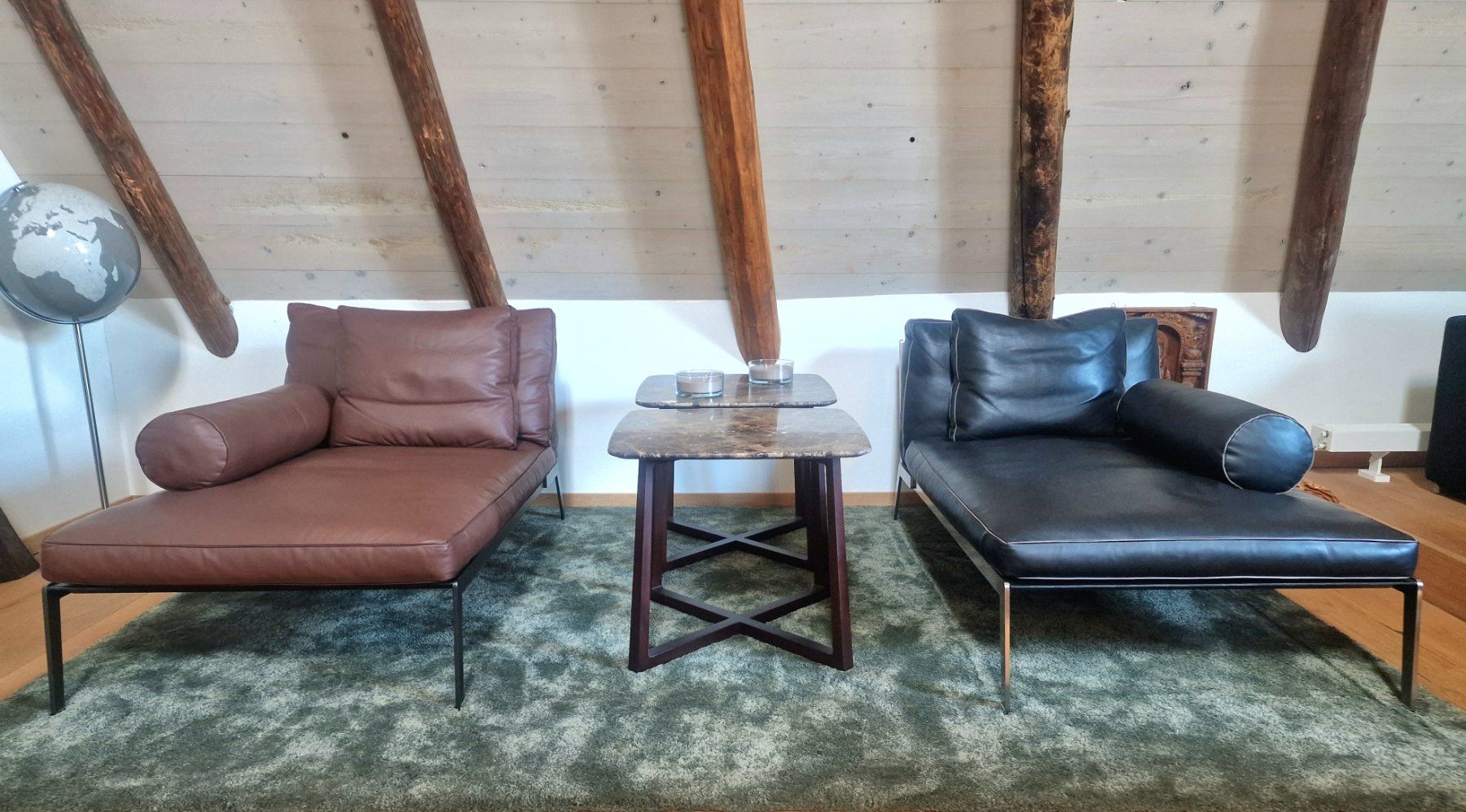 Flexform Sedie a sdraio: Flexform HAPPY Chaiselongue (2 Stk.) – Usato da Adliswil venduto da Alayna1 2