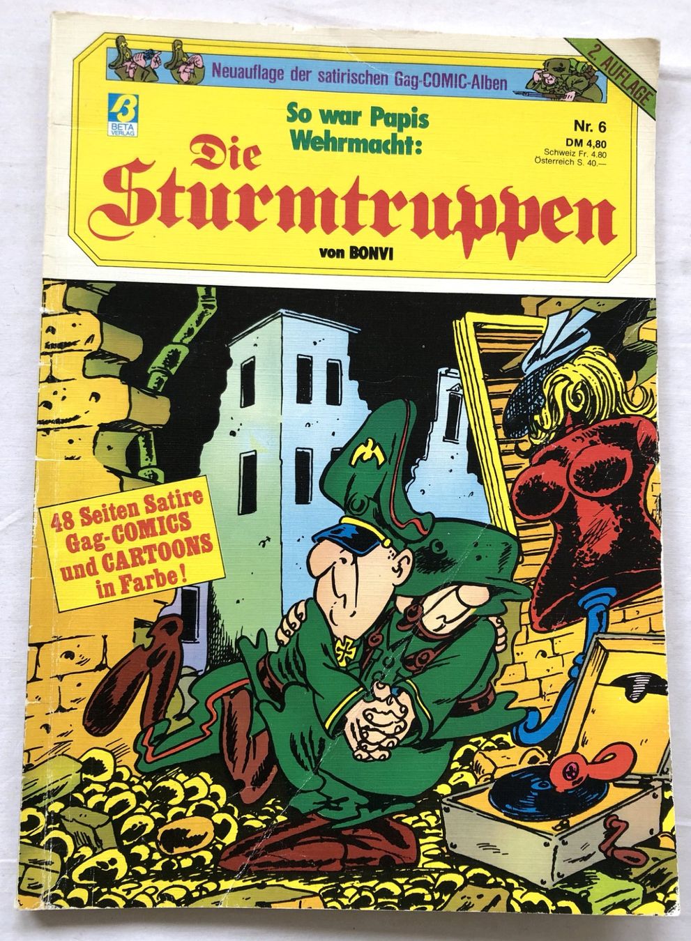 Fumetti: DIE STURMTRUPPEN - Nr.6 - 2.Auflage – Usato da Schaffhausen venduto da durruti