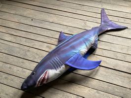Riesen Hai Plüschtier 150cm Kuscheltier Stofftier🦈🐳🐬🐟🐠