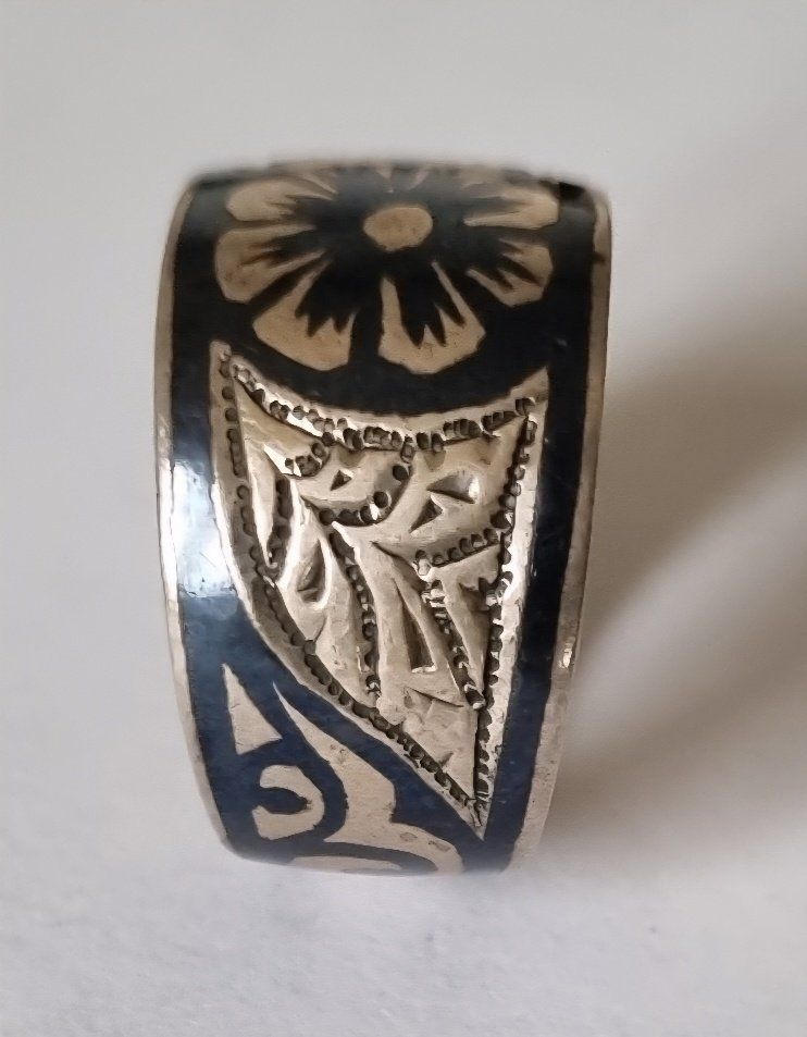 Anelli: Floraler Ring Silber Russland ca. Grösse 54 – Usato da Murg venduto da BocaChica1953 1