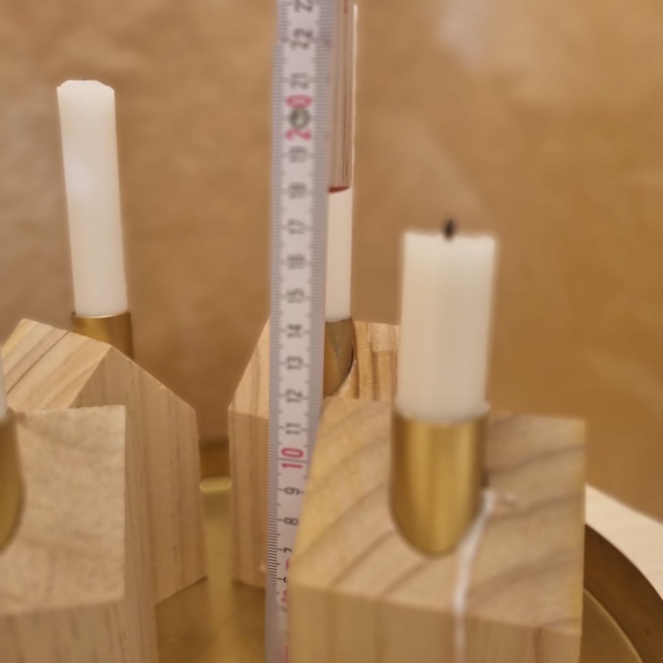 Portacandele: 4er Set Kerzenständer Massivholz – Usato da Luzern venduto da kon_j7zt 2