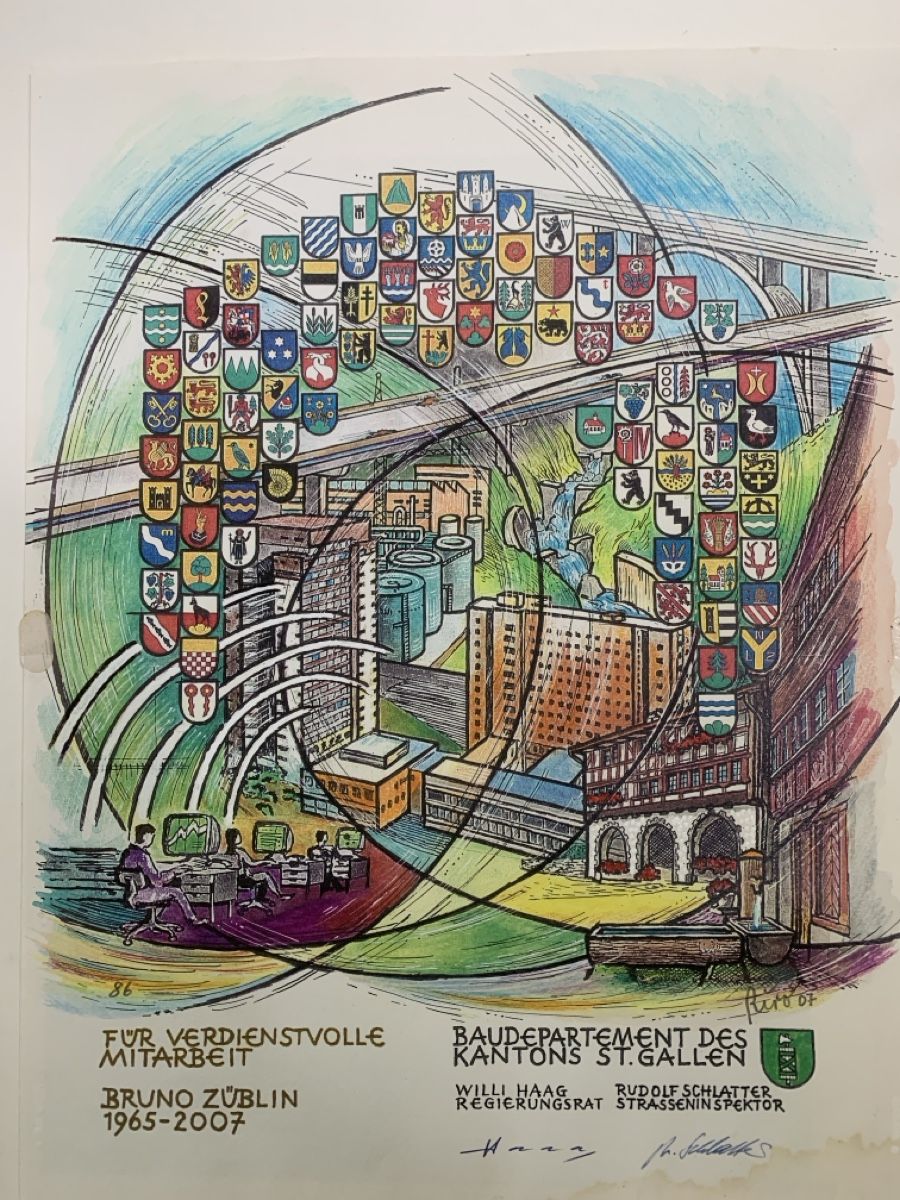 Grafica & Litografie: RIRO RIETMANN HEINER WILLI OTTO geb. 1941 – Usato da Wolfhalden venduto da SecondAntique 4