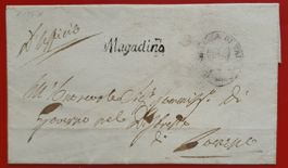 Brief mit Stempel Magadino