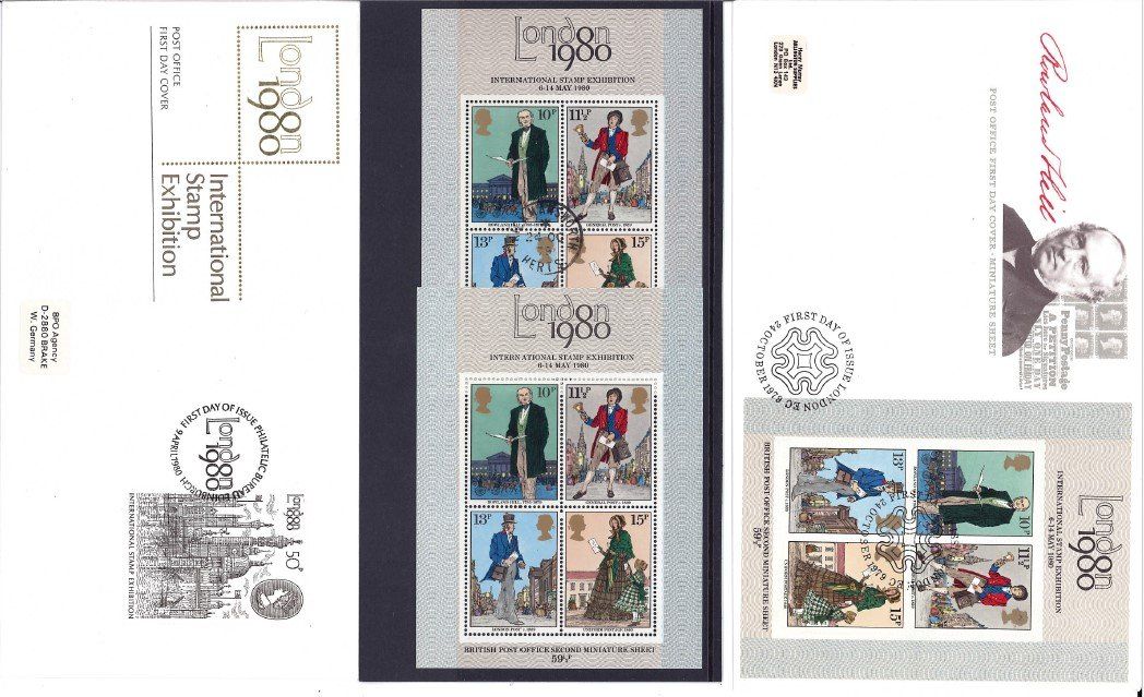 Tutti i francobolli: Stamp Exhibition London 1980 – Usato da Bellach venduto da qsearch