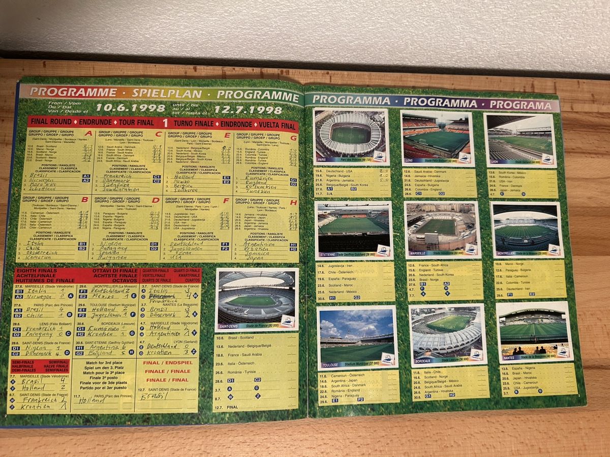 Panini Album: Panini 98 Album – Usato da Schliern b. Köniz venduto da Trebesch 1