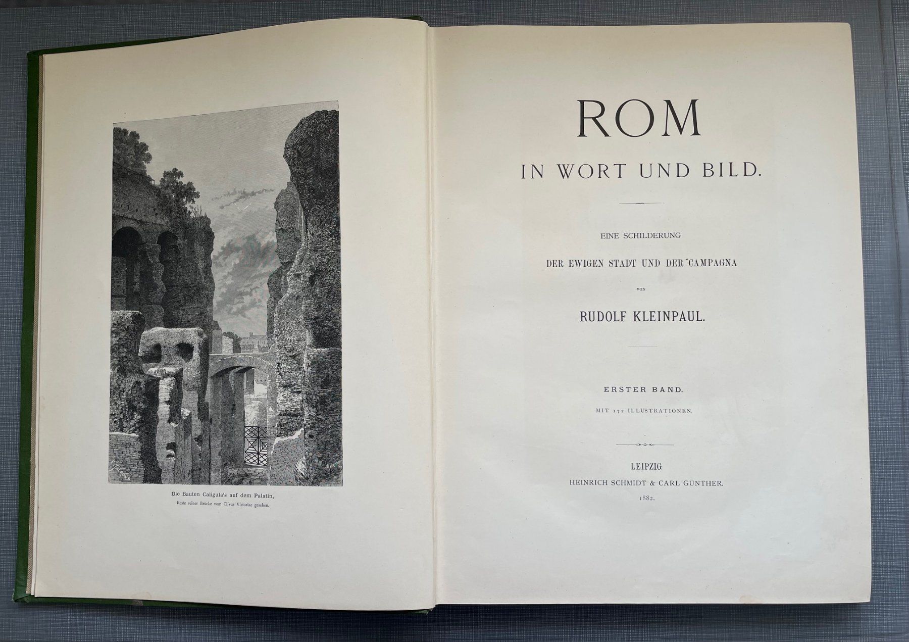 Bücher: Rom in Wort und Bild (1882) – Gebraucht aus Opfikon von golomb 4