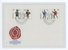 NABA BASEL 1974, Blockausschnitte auf FDC