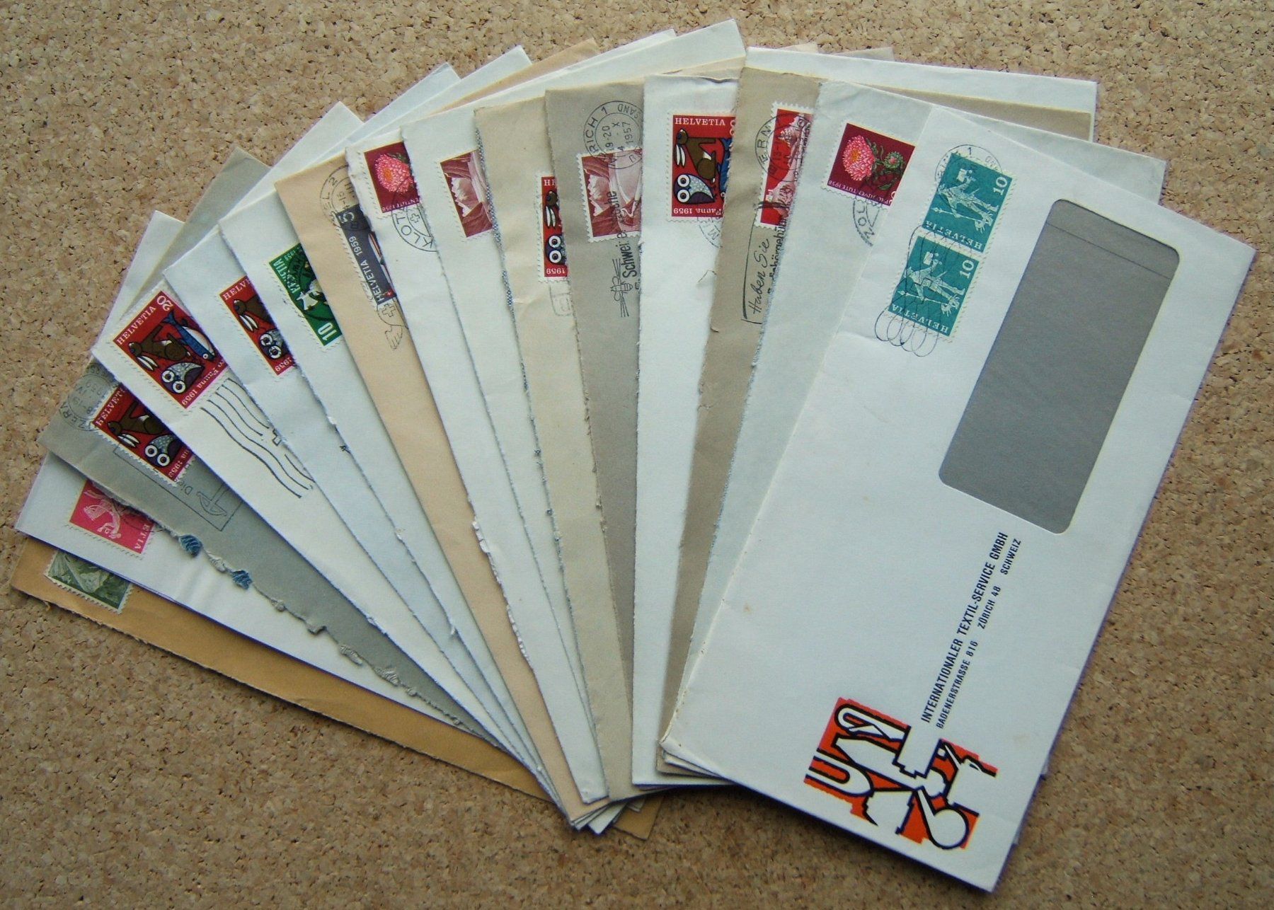Tous les timbres: 16 BRIEFE SCHWEIZ – D'occasion à Brunnen par Nonne04