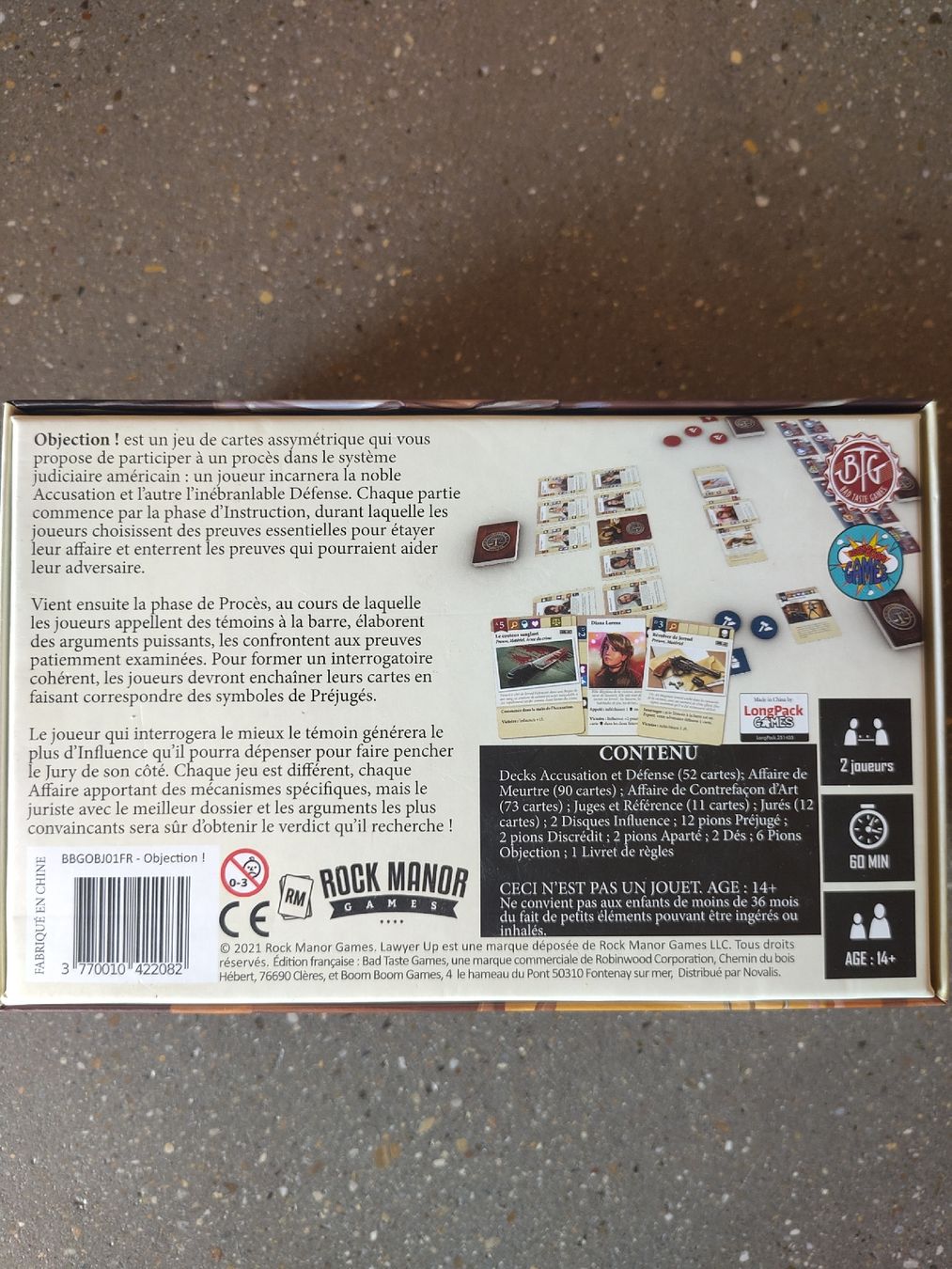Spiele: Jeu de société Objection! – Neu (gemäss Beschreibung) aus Zürich von aurelie.99 1