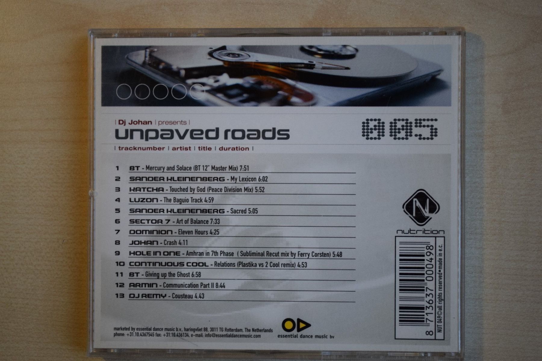 CDs: Dj johan: unpaved roads 005 (209) – D'occasion à Reutigen par DONDON55 1