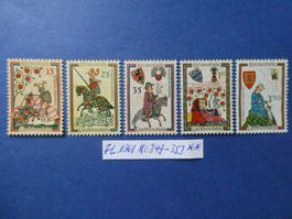 FL 1961 Nr. 349-353 postfrisch **