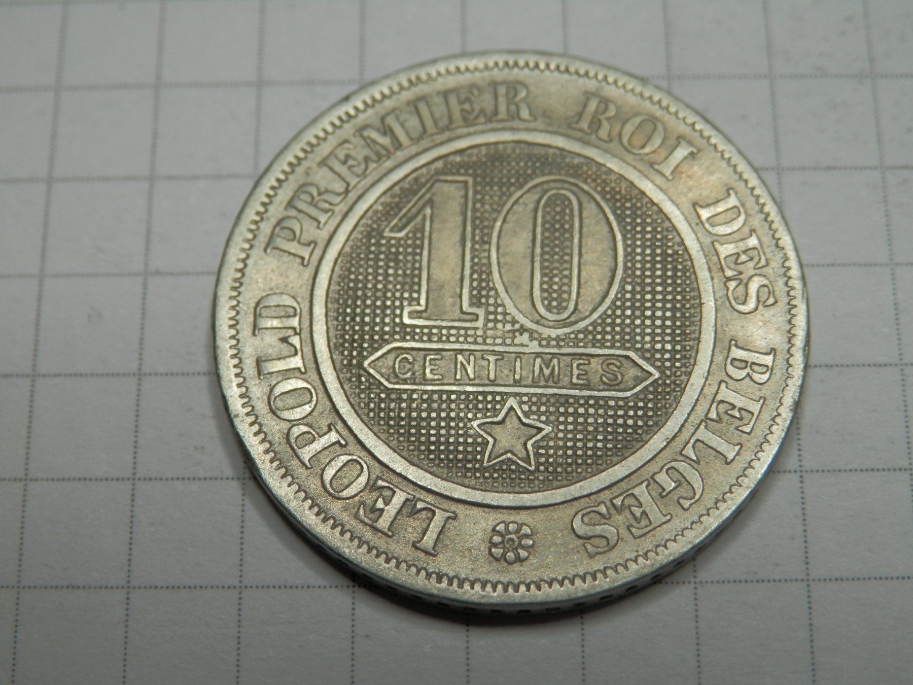 Tutti le monete: Belgien 10 Centimes, 1862 – Usato da Weiach venduto da weiach81 1