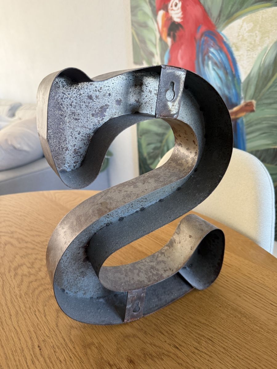 Tutte le decorazioni: Grosser Buchstabe S aus Metall – Usato da Zürich venduto da susinha88 1