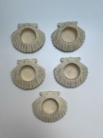 Teelichthalter Muschel Form 5er Set