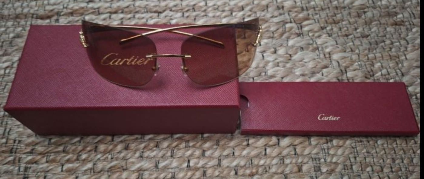 Cartier Occhiali & Lenti: Phantère de Cartier Sonnenbrille – Nuovo (secondo la descrizione) da Teufenthal AG venduto da michelle.mmojekwu