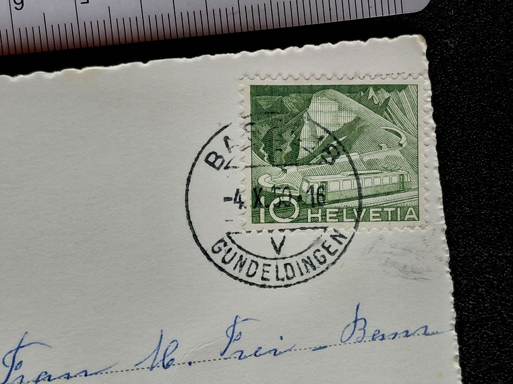Cartoline postali: 1950 Ansichtskarte vom Marktplatz und Rathaus Basel – Usato da Heimiswil venduto da Ayvi 2