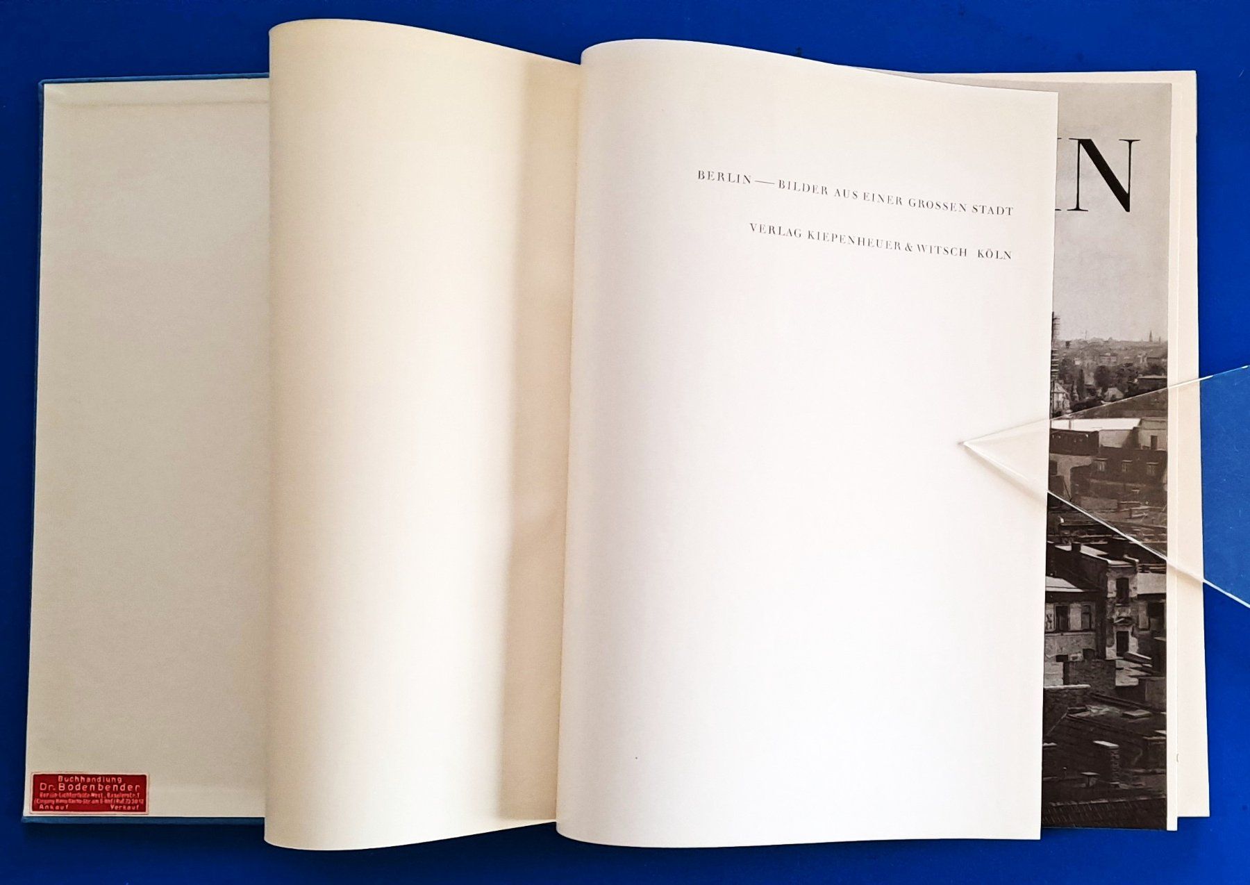 Libri: Chargesheimer / Scholz: BERLIN  Origin. EA 1959 mit SU - TOP – Usato da Zürich venduto da archiphil 3