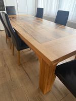 Grosser Holztisch 270 × 105 cm – wunderschöner Esstisch