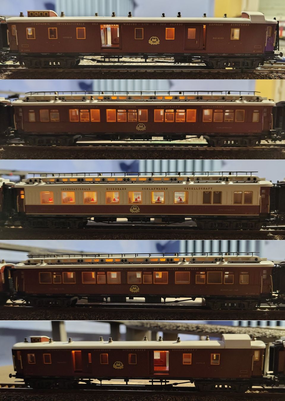 Märklin Modellini di ferrovie: Märklin 42754 Train de luxe CIWL Balkans éclairé – Usato da Bevaix venduto da matt_opp 2