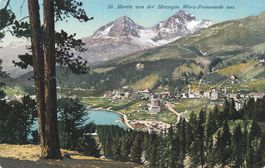St. Moritz GR Herzogin Wera Promenade Panorama