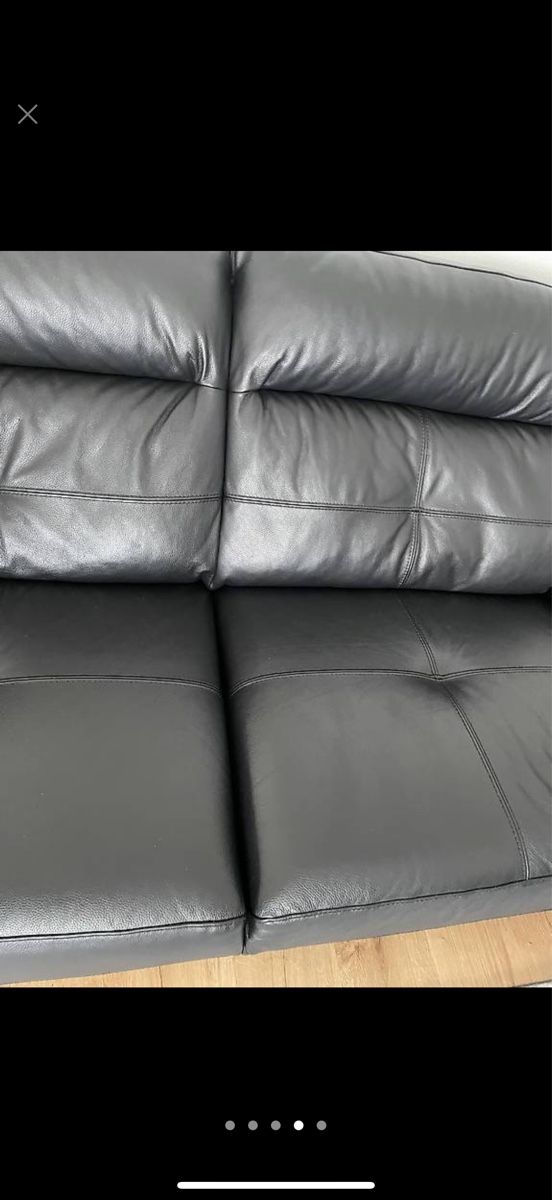 Divani: 3er Echtleder Sofa 2x / Ledersofa – Usato da Dietlikon venduto da AngelinaSt. 2