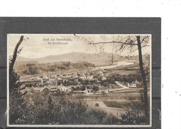 SH Gruss aus Hemishofen 1934 mit Bahnhof