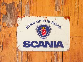 Scania V8 R450 CS20H 730S R730 R500 Vabis Blechschild