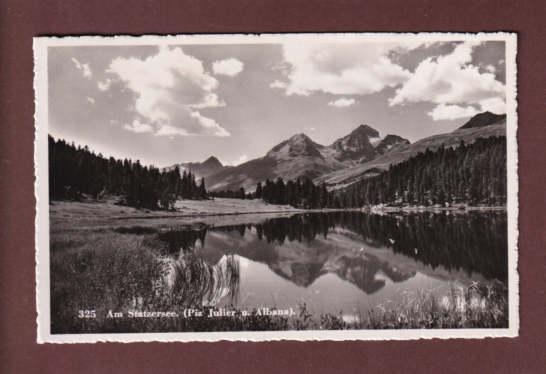 Ansichtskarten: Am STATZERSEE - 1944 – Gebraucht aus Pully von nicecards-shop