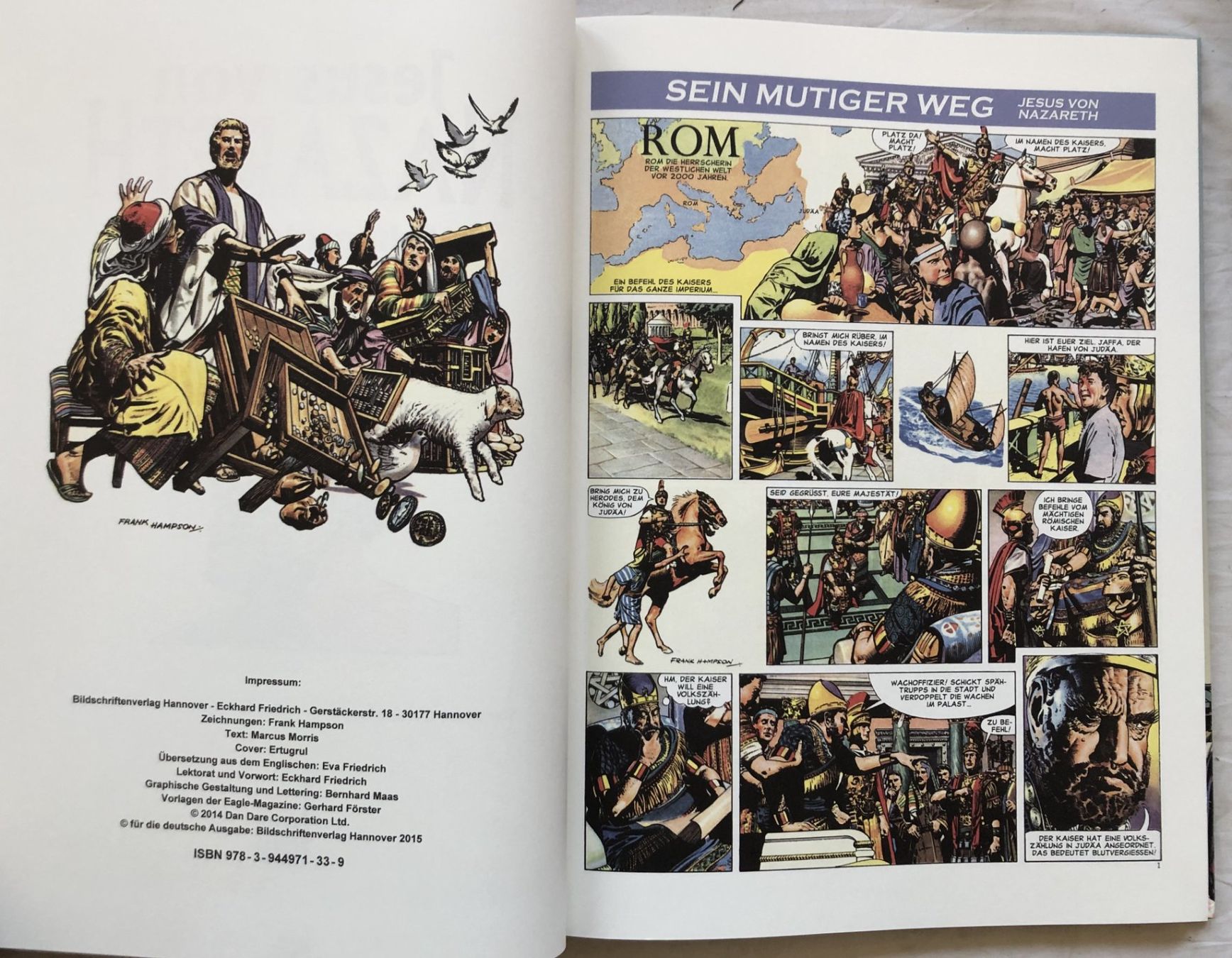 Fumetti: Jesus von Nazareth - Sein mutiger Weg - Comicalbum - HC – Usato da Schaffhausen venduto da durruti 2
