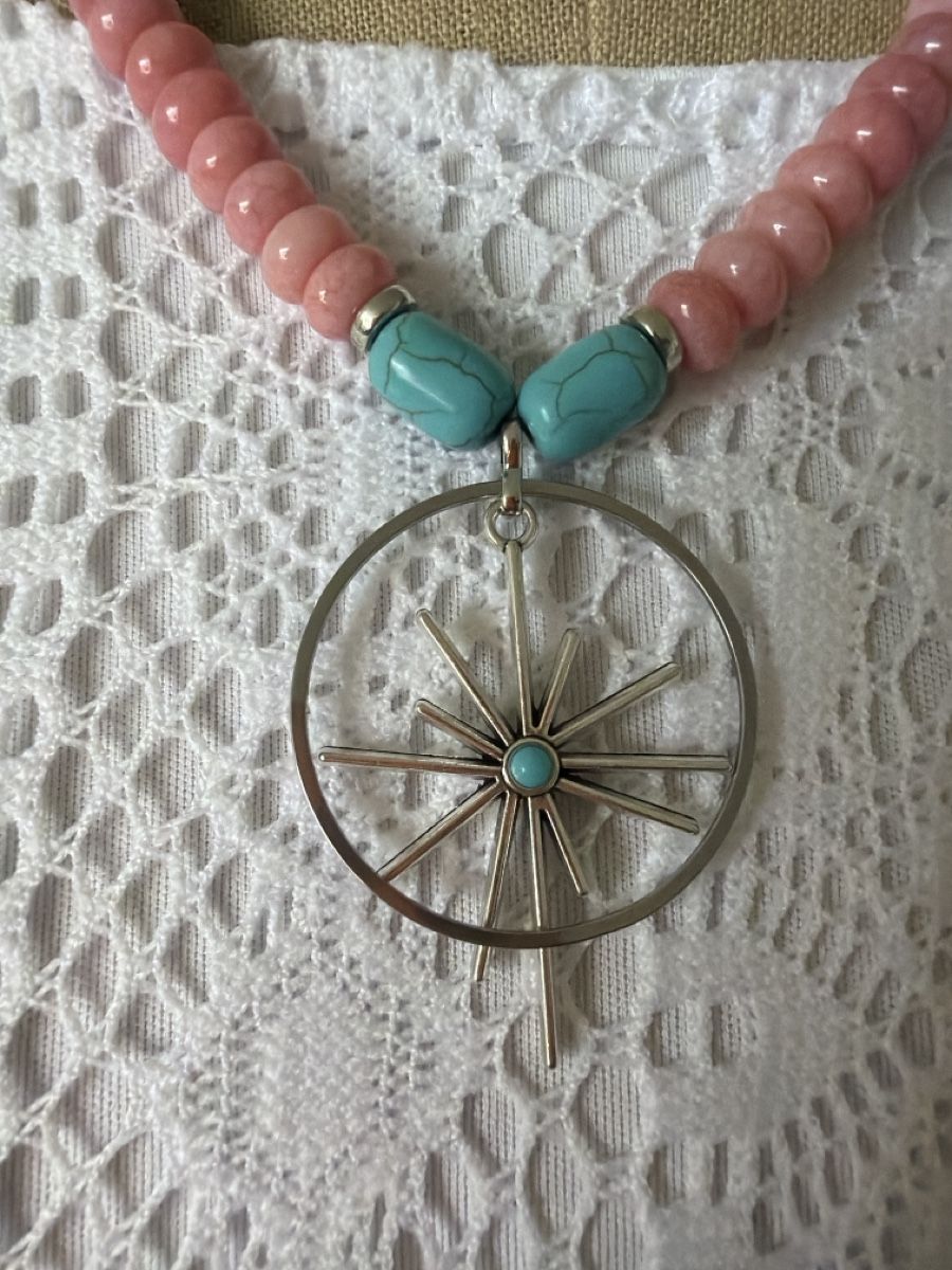 Catenine: Boho Chic Beaded Necklace with Compass Pendant, Summer – Nuovo (secondo la descrizione) da Bouveret venduto da dou_g8q7 2