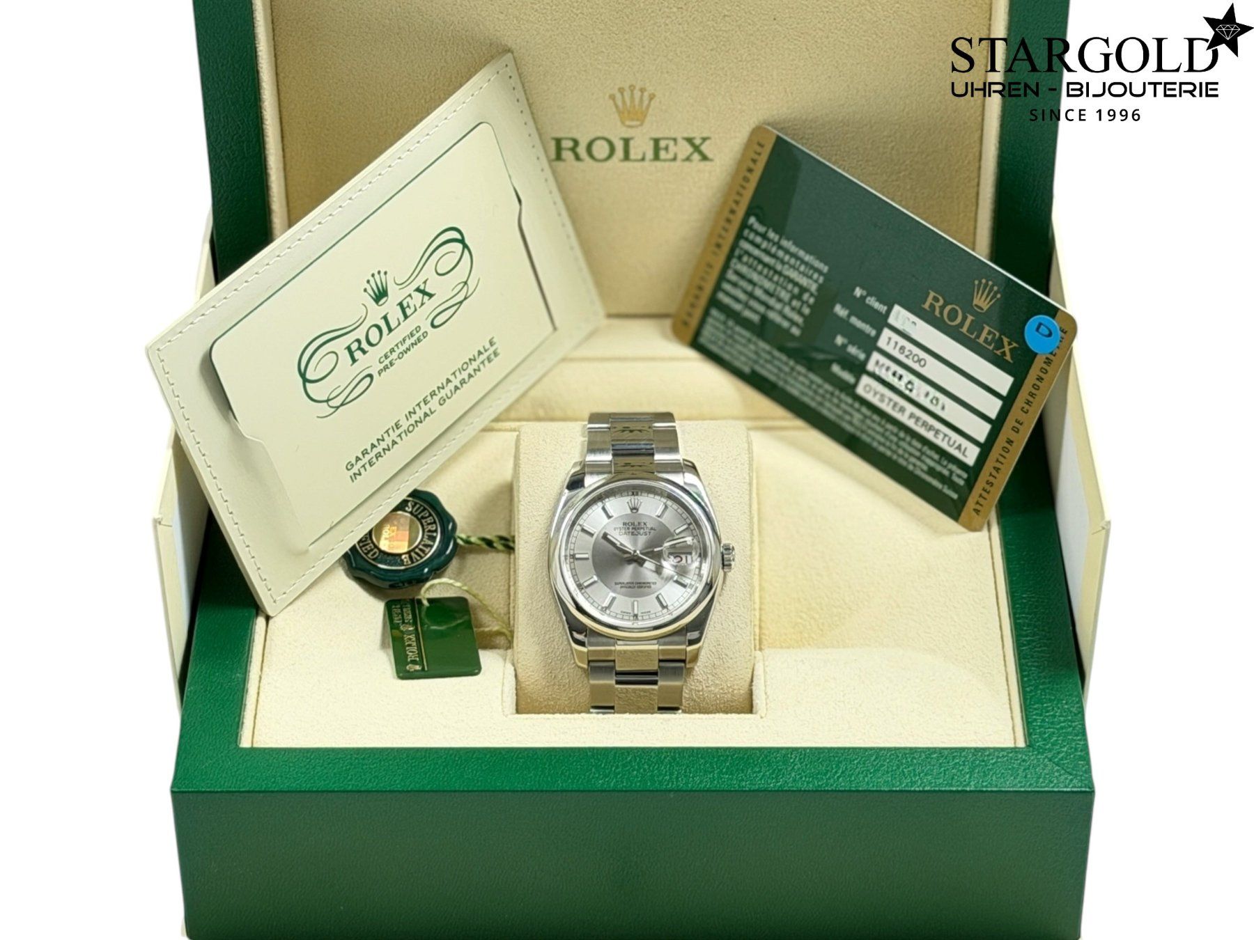 Rolex Orologi: Rolex Datejust 36 - 116200 – Usato da Zürich venduto da Stargold-Uhren 9