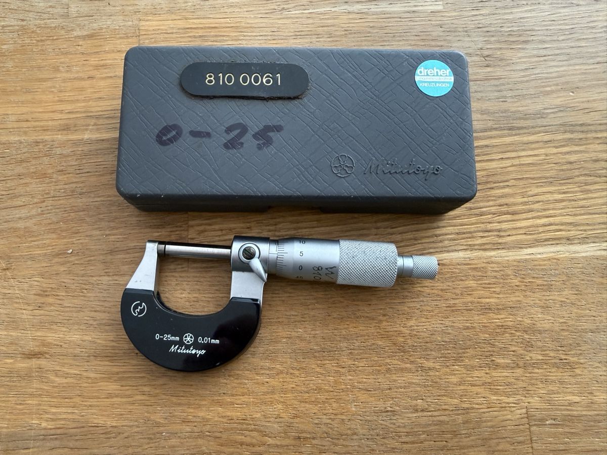 Mitutoyo Messen: Mitutoyo Messschraube 0-25mm Mikrometer – Gebraucht aus Goldach von Messerguru 1
