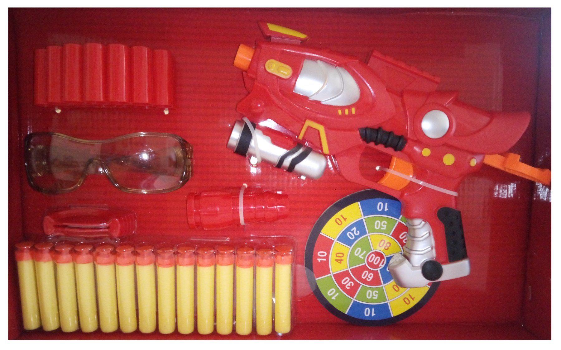 Spielzeuge: Blaster / Spielzeugpistole mit Zielscheibe – Neu und originalverpackt aus Werdenberg von EXA-Outdoor 1