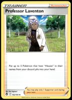 Pokémon Professor Laventon 162/195 EN SWSH12: Silver Tempest