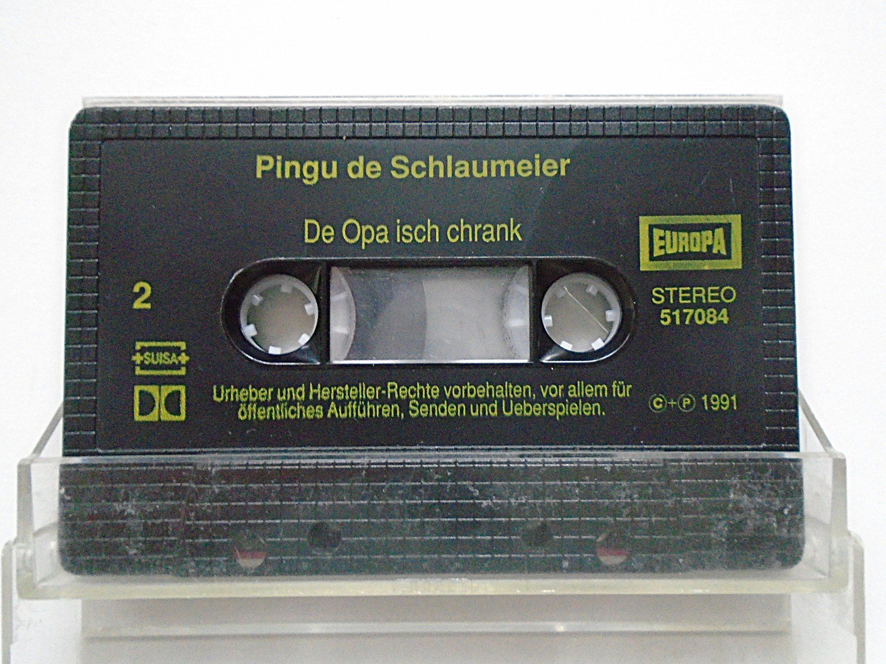 Musicassette: PINGU / Opa isch chrank-Pingu + Pinga alei Deheim – Usato da Pfeffingen venduto da Intertandem 1