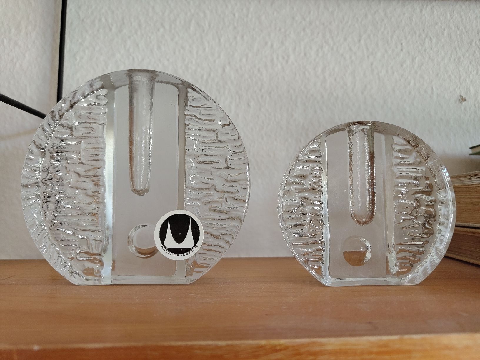 Walther Glas Vase & Récipients: Glas Vasen 2er Set Walther Design – D'occasion à Dietlikon par VintageStudioZurich 5