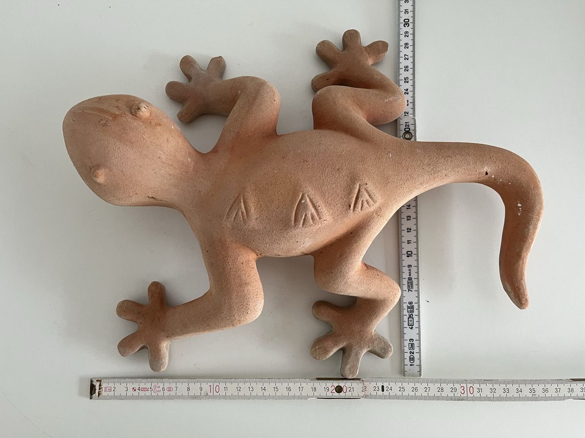 Statuette: grosse Eidechse aus Terracotta – Usato da Wetzikon ZH venduto da seli03 8