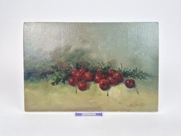 Stillleben "Die Kirschen" von Lucio Sorrentino