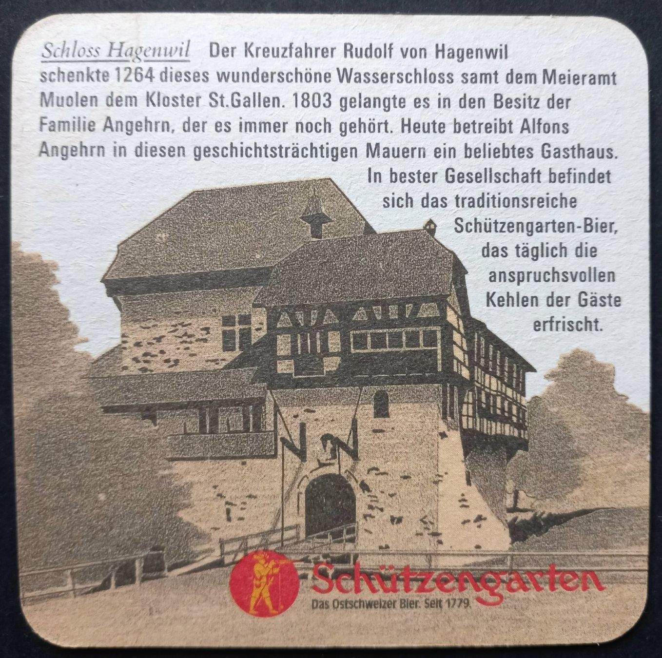 Sottobicchieri: Bierdeckel - Schützengarten - CH – Usato da Niederuzwil venduto da lubimaja