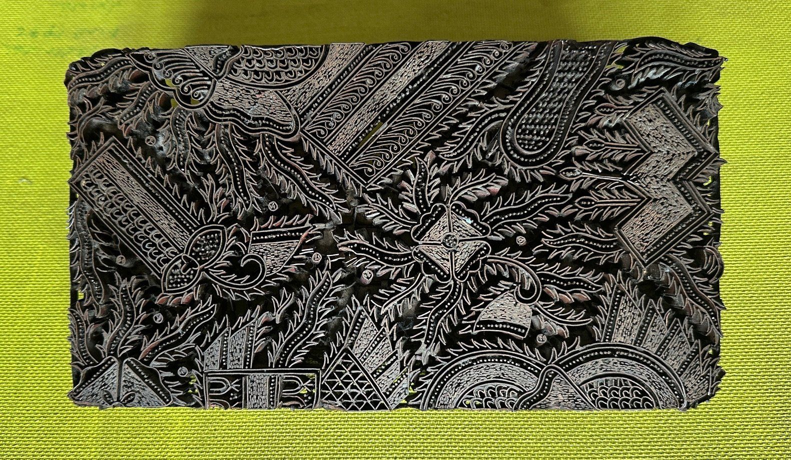 Timbri: Antiker Batik Druckstock aus Java – Usato da Weesen venduto da Sombrero22